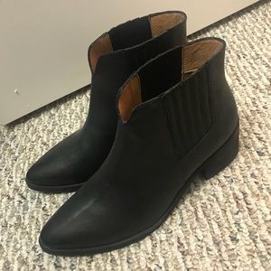 Madewell genuine leather ankle boots/booties 8.5